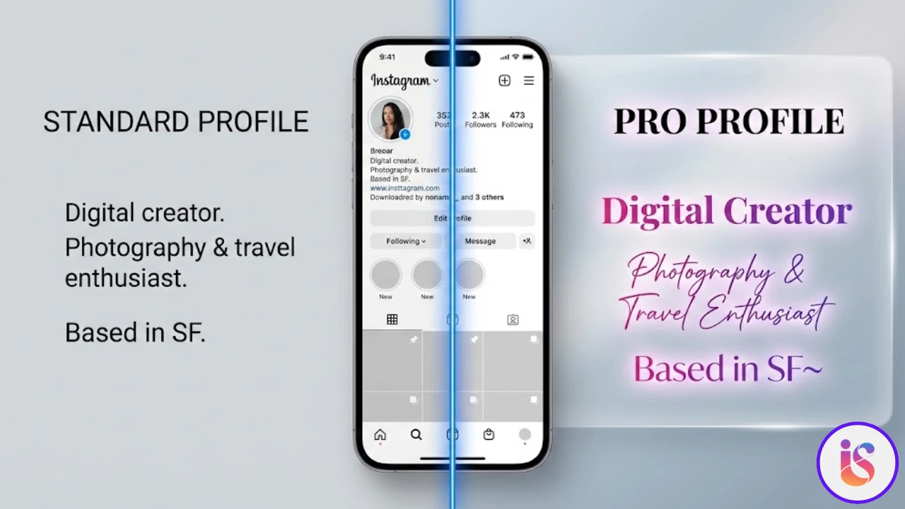 Instagram-Bio Vergleich: Standardtext vs. optimierte Fancy Fonts