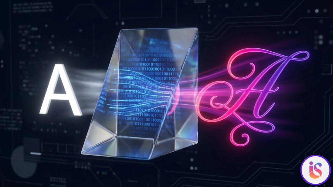 Visualisierung der Umwandlung von Standardtext