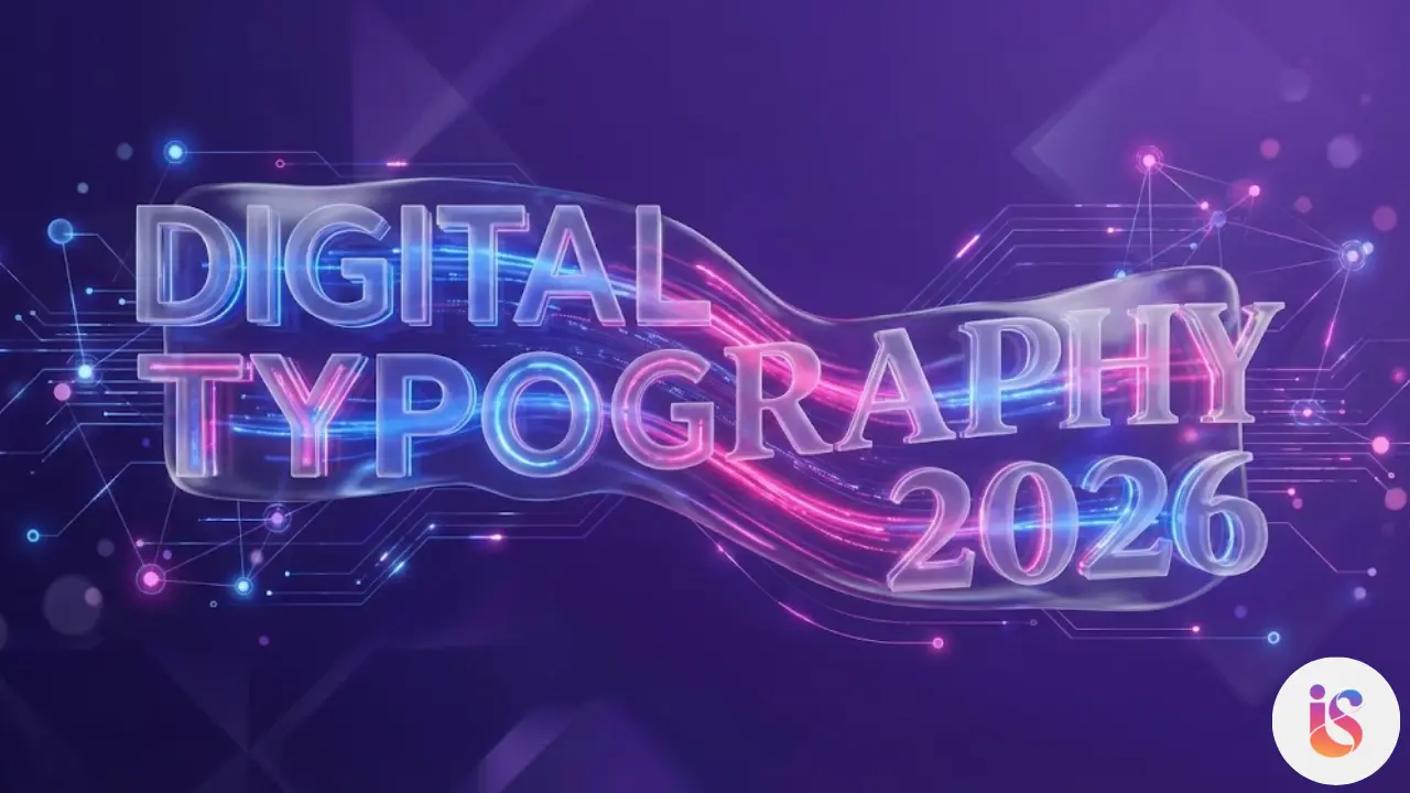 KI-generiertes Typografie-Konzept für das Jahr 2026.